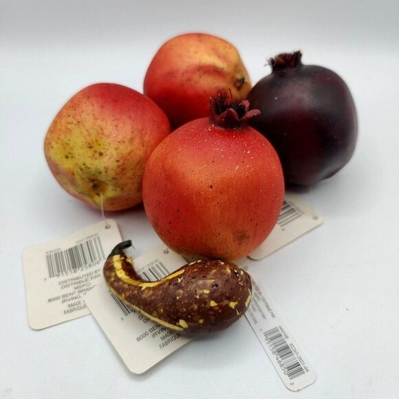 Faux Artificial Mixed Fruit Lot of 11 Home Decor Autumn Fall Prop Staging - Picture 5 of 5